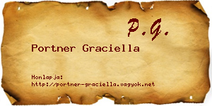 Portner Graciella névjegykártya